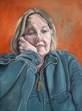 Self Portrait in Blue Denim Jacket